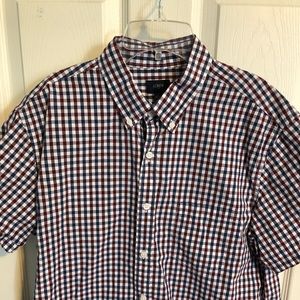 J.Crew Plaid Short-Sleeve Shirt